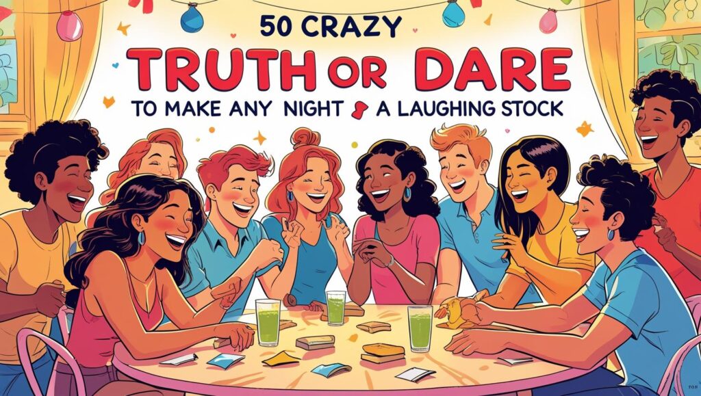 Freaky Truth and Dare Questions: 50 Crazy Truth and Dare Questions to Make Any Night a Laughing Stock