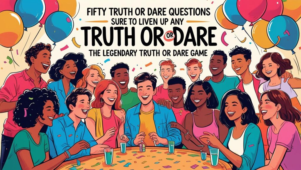 Interesting Truth and Dare Questions: Fifty Truth or Dare Questions Sure to Liven Up Any Get-Together: The Legendary Truth or Dare Game