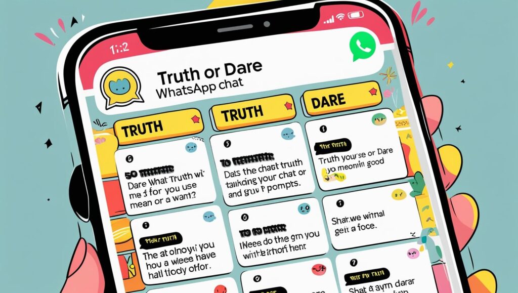 Truth and Dare Game for Whatsapp - Game of Truth and Dare for WhatsApp: 50 fun truths and dare to spice up-