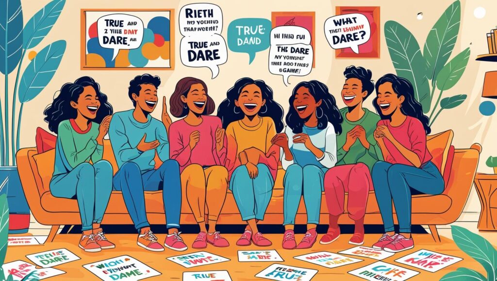 Truth and Dare game questions for friends - True and dare game questions for friends: The Ultimate Party Starter in 2025